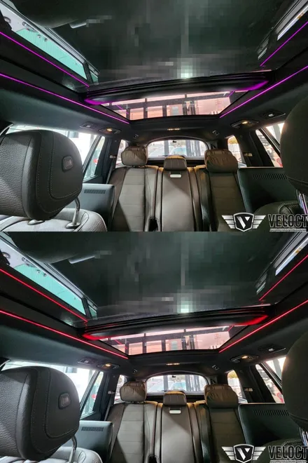 벤츠 X167 GLS 환상무드!! 4D부메스터 / 송풍구 / 미드레인지 / 선루프 엠비언트 추가