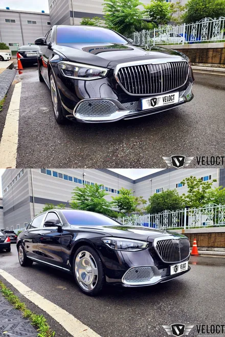벤츠 신형 S580 마이바흐의 필수 업그레이드, 4D부메스터와 범퍼하단 S680 크롬패널