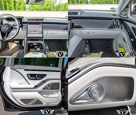 벤츠 신형 S580 마이바흐, S680 마이바흐가 되기 위한 준비 (순정 4D부메스터, 범퍼 하단크롬)