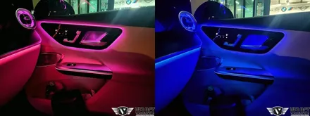 벤츠 신형 GLC X254에 빠진 엠비언트 추가!! 송풍구 엠비언트 / 대시보드 라인 / 도어손잡이 하단 라인