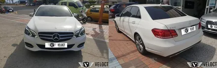 벤츠 W212 E클래스 후기형 E300 차량이 더 중후한 느낌으로, 엘레강스(익스클루시브) 변경