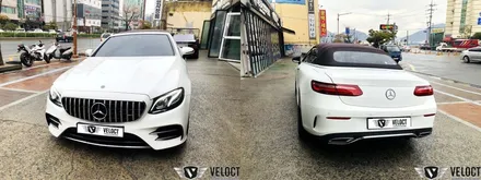 벤츠 E클래스 카브리올레의 실내 포인트 만들기, 부메스터 커버 교체후 트위터와 미드레인지 엠비언트 시공