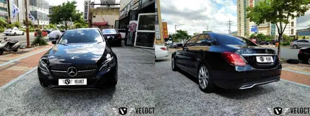 벤츠 C클래스 깡통 옵션에 꼭 필요한!!! Keylessgo(키레스고)와 64색 부메스터 트위터, 송풍구 엠비언트