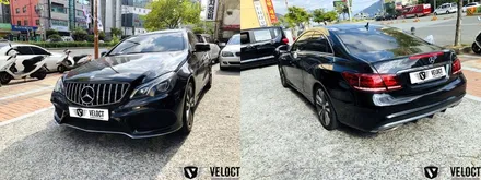 벤츠 E클래스 쿠페(W207)의 실속 튜닝!! GT 세로그릴과 엠비언트 라이트
