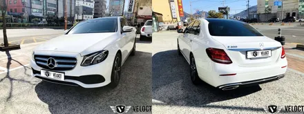 벤츠 E클래스 베이지시트 실내에 송풍구 엠비언트는 필필필수!!! 명품 무드 완성