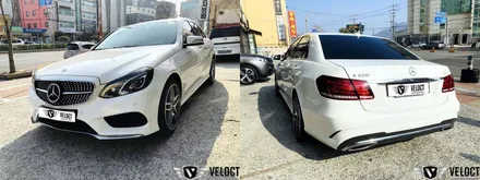 벤츠 W212 E클래스를 변화시켜보세요!!! 12색 엠비언트와 다이아몬드 그릴 (with 디스트로닉 엠블럼)