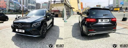 벤츠 3색 GLC의 가장 큰 변화, 64색으로 업그레이드된 엠비언트 (1+2열 송풍구, 대시보드 AMG)