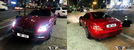 벤츠 R172 SLK, 12색 터빈 송풍구 엠비언트로 분위기있게~ (with 이지엑세스, 워크인)