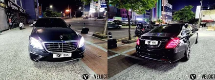 벤츠 S63AMG의 퍼포먼스 업그레이드 방법, 송풍구 엠비언트와 카본 AMG핸들 추가해주기