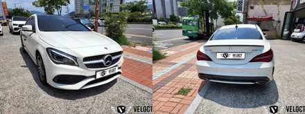 벤츠 구형 CLA의 신형 따라잡기 (12색 엠비언트와 송풍구 엠비언트, 그리고 신형키 개조!!!)