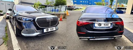 벤츠 신형 S580 마이바흐, S680 범퍼 크롬패널 교체하니 훨씬더 고급스럽네요!!!