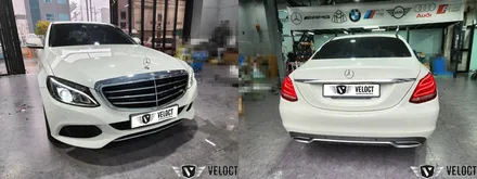벤츠 W205 C클래스 엠비언트 무드 확장, 선글라스 / 대시보드 / 등받이, 2열풋등 엠비언트 추가