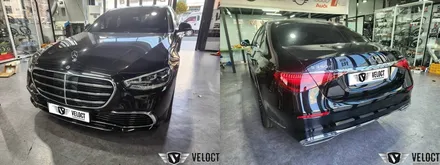 벤츠 신형 W223 S클래스 S350d 숏바디 전용 액티브 앰비언트 라이트, 무드 대박~!!