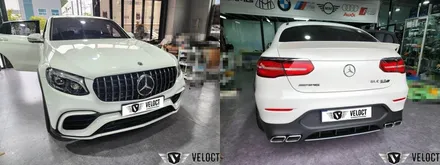 벤츠 X253 GLC의 실내분위기를 바꿔주는 64색 엠비언트 확장, 광량업!! 송풍구 엠비언트 추가~