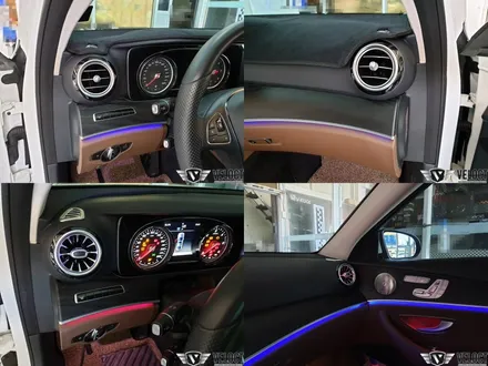 벤츠 E클래스 E220d, 멀티컬러를 적용한 송풍구(전,후석) 엠비언트 패키지