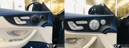 벤츠 E클래스 카브리올레, 트위터와 미드레인지를 고품격으로!! 부메스터 커버와 엠비언트 추가
