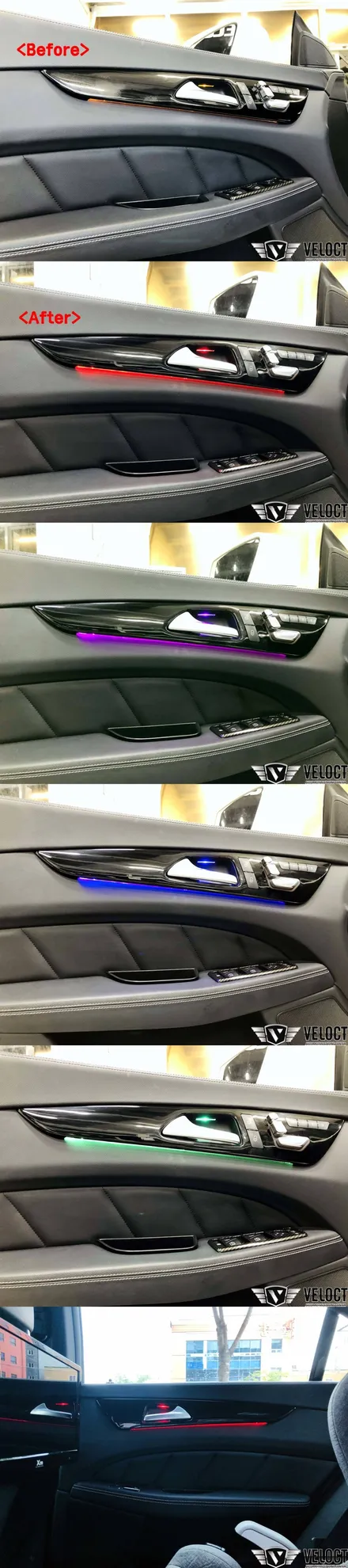 벤츠 W218 CLS, 지금까지 이런 CLS는 없었다!! 64색 추가와 B&O 모래시계로 화려함과 이지엑세스+워크인 모듈로 편리함까지~