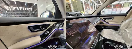 벤츠 W223 S클래스의 필수옵션이 빠졌다면, 패키지로 추가하세요~4D부메스터와 액티브 엠비언트 세트!!