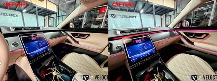 벤츠 W223 신형 S클래스를 위한 3가지 엠비언트 (4D와 천장 부메스터, 액티브 엠비언트)
