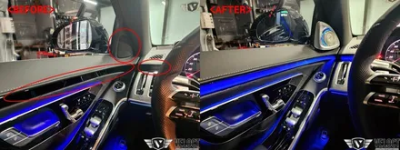 벤츠 신형 S클래스 S400d 숏바디, 4D부메스터와 액티브엠비언트 패키지