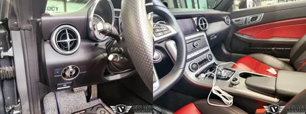 벤츠 R172 SLC43 AMG, 3색에서 12색 확장과 송풍구 엠비언트로 광량업까지!!