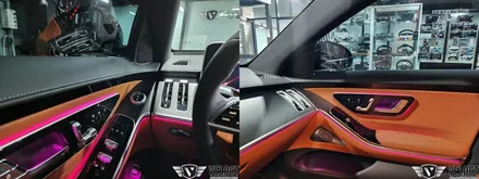 벤츠 25년형 S클래스 S350d 숏바디, 4D부메스터와 액티브 엠비언트 패키지