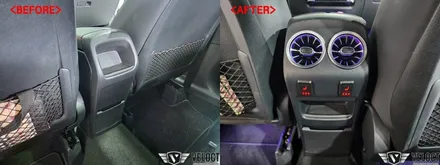 벤츠 H247 GLA 뒷좌석 옵션 추가!! 2열 송풍구와 엠비언트 / 열선시트