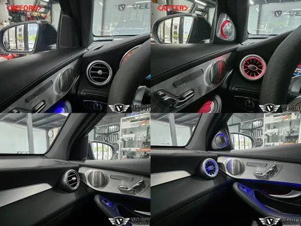 벤츠 X253 GLC 후기형, 3D부메스터와 송풍구 엠비언트로 무드 업그레이드!!