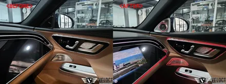 벤츠 W214 E클래스의 인테리어 감성업!! 4D부메스터와 미드레인지 엠비언트