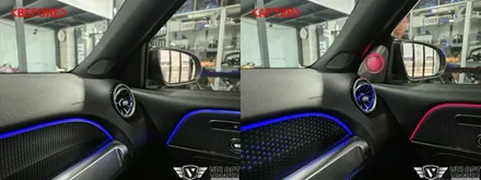 벤츠 X247 GLB, 3D부메스터 트위터 / 대시보드 스타 패널 / BENZ로고 엠비언트