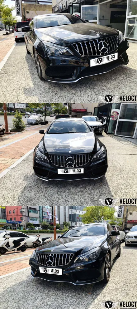 벤츠 E클래스 쿠페(W207)의 실속 튜닝!! GT 세로그릴과 엠비언트 라이트