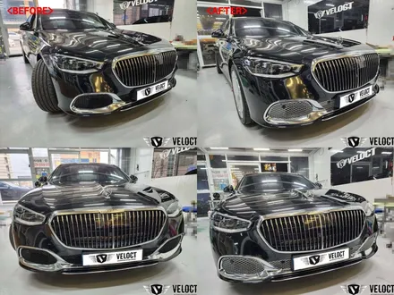 벤츠 신형 S580 마이바흐, S680 마이바흐가 되기 위한 준비 (순정 4D부메스터, 범퍼 하단크롬)