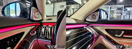 벤츠 W223 S클래스 마이바흐 S580, 4D 부메스터 트위터 추가