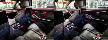 벤츠 신형 S클래스 (W223), 액티브 엠비언트가 빠지면 진정한 S클이 아니죠!!! (with 4D 부메스터 패키지)