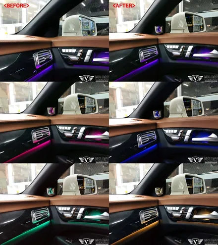 벤츠 W218 CLS의 편의기능과 인테리어 완성해주기, 이지엑세스&워크인 모듈 / 12색 모래시계 트위터