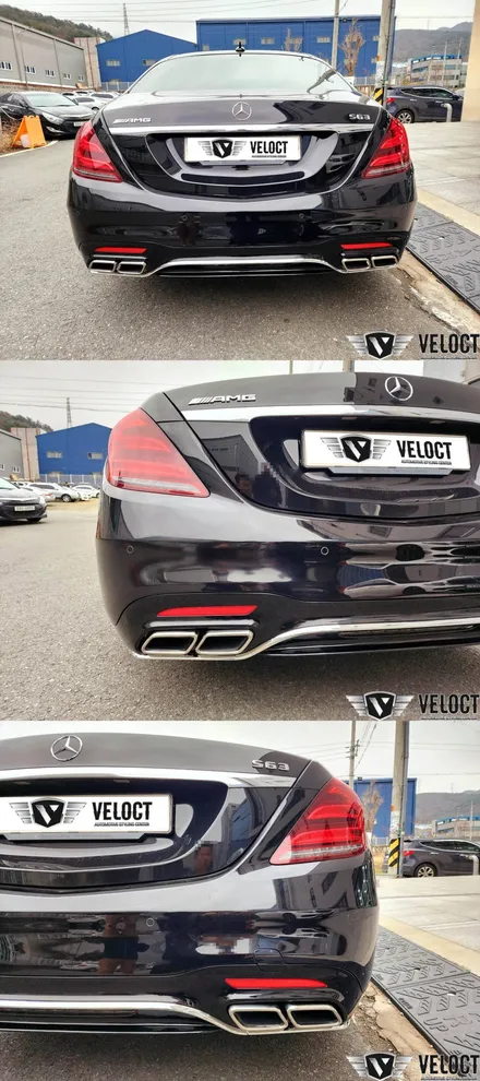 벤츠 W222 S클래스, 63AMG 디퓨저, 머플러팁과 하이엔드 7.0 액티브사운드