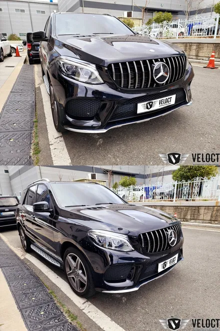 벤츠 W166 GLE, 웅장함을 업그레이드하세요!! AMG세로그릴과 디스트로닉 엠블럼