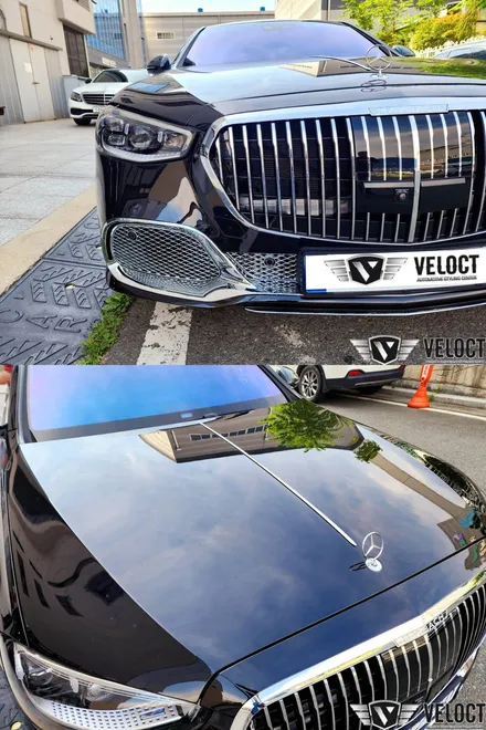 벤츠 W223 S클래스 S580 노멀, S680 마이바흐 프론트 바디킷 개조