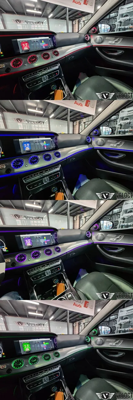 벤츠 W213 E클래스 기본튜닝, 3D부메스터와 송풍구 엠비언트 / 16~17년식 필수코딩, 멀티컬러 활성화