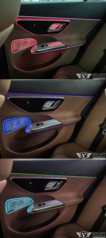 벤츠 W214 E클래스의 인테리어 감성업!! 4D부메스터와 미드레인지 엠비언트