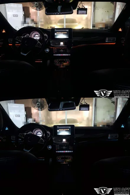 벤츠 W218 CLS, 모래시계 트위터(뱅앤올룹슨) 추가로 인테리어 변화의 시작!!