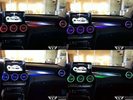 벤츠 C클래스 튜닝 베스트!! 64색 업그레이드와 송풍구, 대시보드 AMG 엠비언트