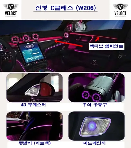 벤츠 신형 4D 부메스터가 장착 가능한 클래스!! (C클, E클, S클, GLC, GLE, GLS)