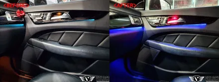 벤츠 CLS63 AMG의 실내 퍼포먼스까지 업그레이드!! (12색 엠비언트 광량업, 멀티컬러 확장)