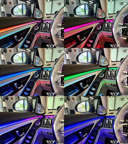 벤츠 신형 S580 마이바흐의 필수 업그레이드, 4D부메스터와 범퍼하단 S680 크롬패널