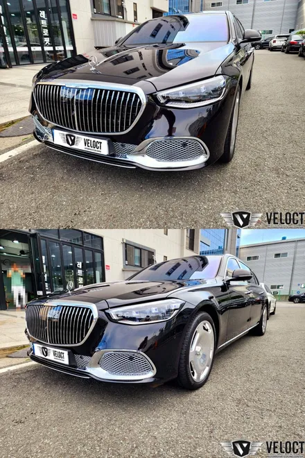 벤츠 신형 S580 마이바흐, S680 범퍼 크롬패널 교체하니 훨씬더 고급스럽네요!!!