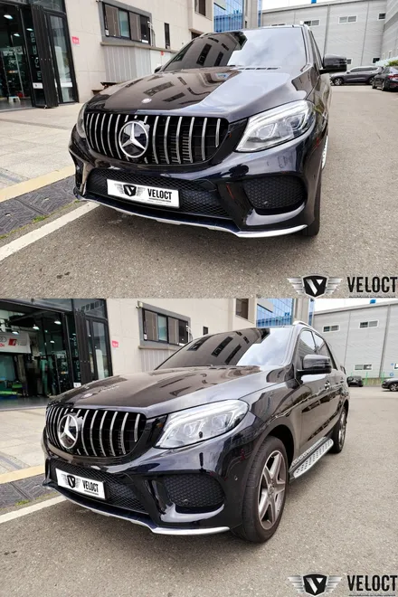 벤츠 W166 GLE, 웅장함을 업그레이드하세요!! AMG세로그릴과 디스트로닉 엠블럼