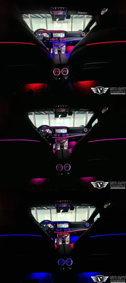 벤츠 GT43 AMG, AMG 웰컴라이트와 등받이 엠비언트 추가!!