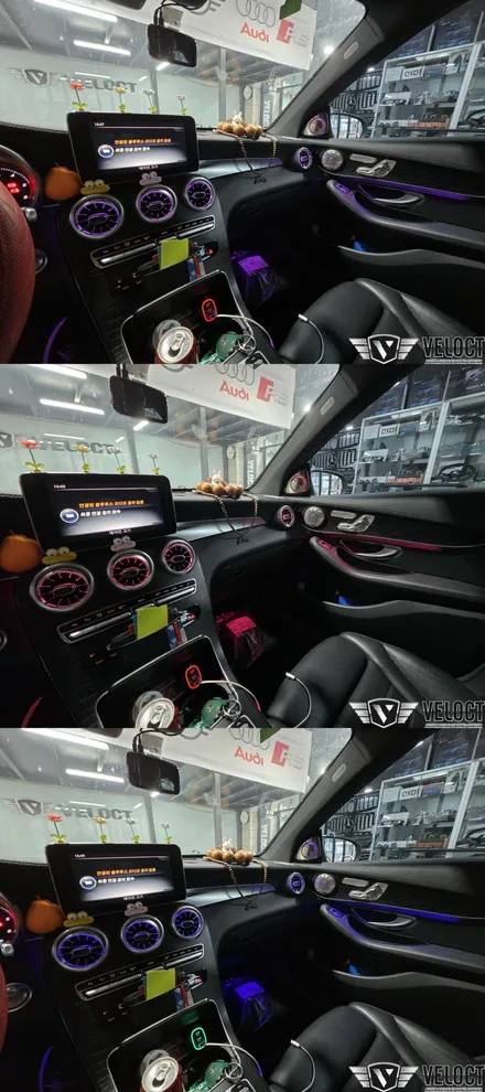 벤츠 X253 GLC 전기형, 3D 부메스터 트위터로 포인트 튜닝!!