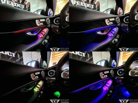 벤츠 페리 C클래스 64색을 더 화려하게~!! 멀티컬러 활성화 코딩 (with 조수석 워크인 R버튼)